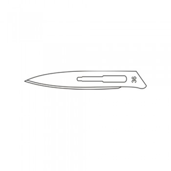 Scalpel Blade No. 36 Pack of 100 Stainless Steel,